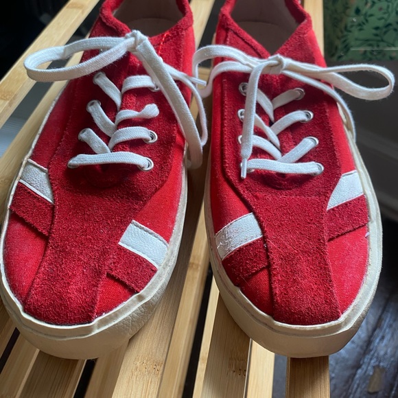 Re/done - 70s low top red sneaker - Picture 2 of 5